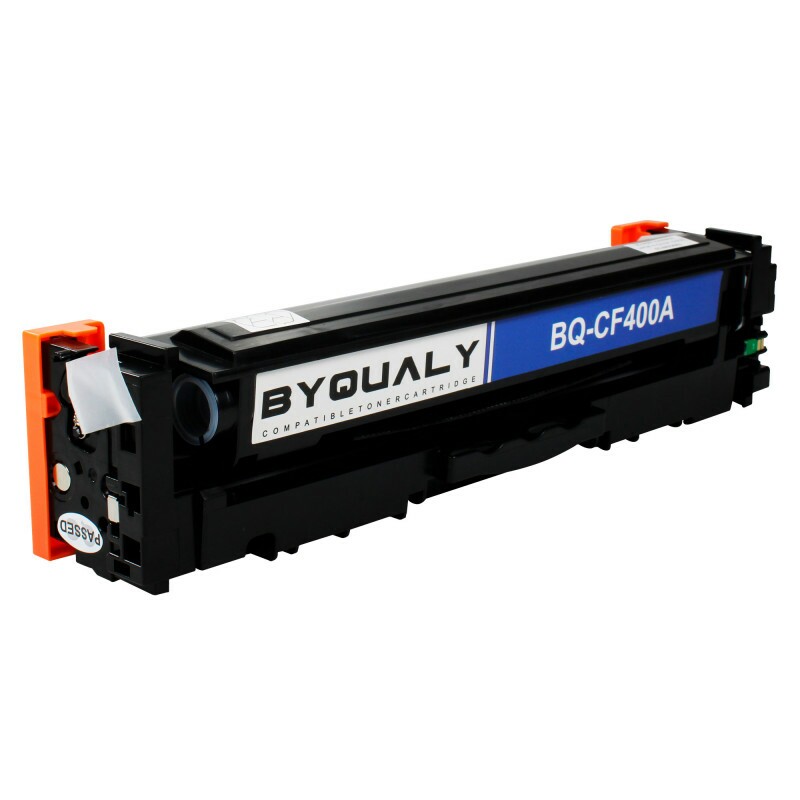 TONER COMPATÍVEL C/ HP CF400A PRETO 1.5K BYQUALY M252DW/M277DW