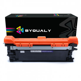 TONER COMPATÍVEL COM IMPRESSORA HP CE251A/CE401A | CP3525/M570DN/M551DN | CY - 7K - BYQUALY