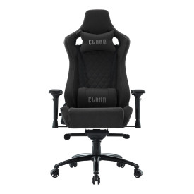 CADEIRA GAMER HEAVY DUTY TECIDO BLACK - CLANM