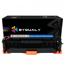 TONER COMPATÍVEL COM IMPRESSORA HP CC530/CE410/CF380 UNIVERSAL | CP2025/M351/M475DN | BK - 3.5K - BYQUALY 