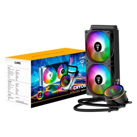 WATER COOLER CRYOS NIGHT - 240MM PRETO- RGB FIXO - CLANM