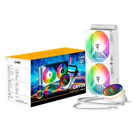WATER COOLER CRYOS SNOW - 240MM BRANCO- RGB FIXO - CLANM