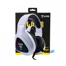 HEADSET GAMER MOUNT | BRANCO - CLANM
