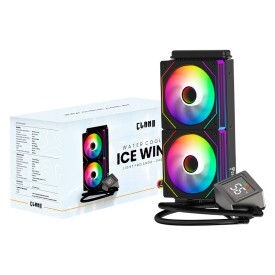 WATER COOLER ICE WIND - 240MM PRETO - C/ DISPLAY - ARGB - CLANM