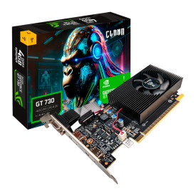 PLACA DE VÍDEO NVIDIA GEFORCE GT730 - 4GB DDR3 - 128BIT - HDMI/HDMI/VGA - CLANM