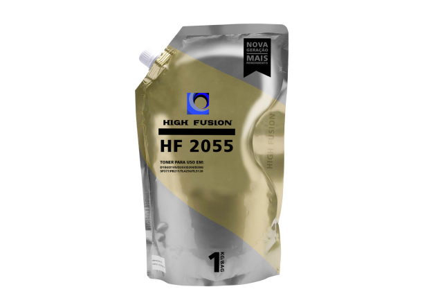 PÓ PARA TONER COMPATÍVEL COM IMPRESSORA SAMSUNG/PANTUM HF2055 | MONOCROMÁTICO - BAG 1KG - HIGH FUSION