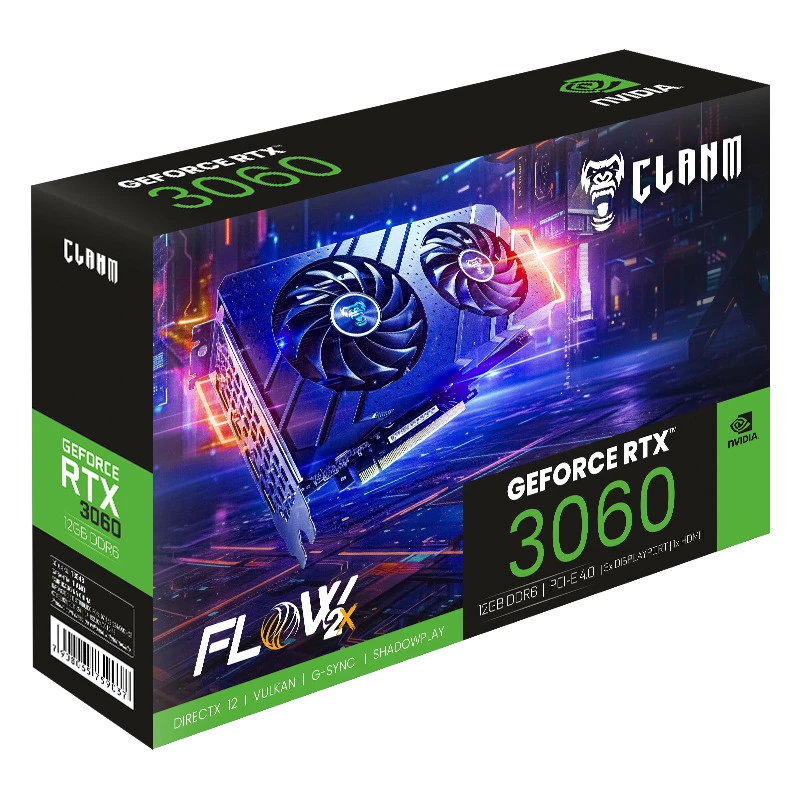 グラウモン　プロモ　DC-1 GPU NVIDIA GEFORCE RTX3060 - 12GB DDR6 - 192BIT - CLANM