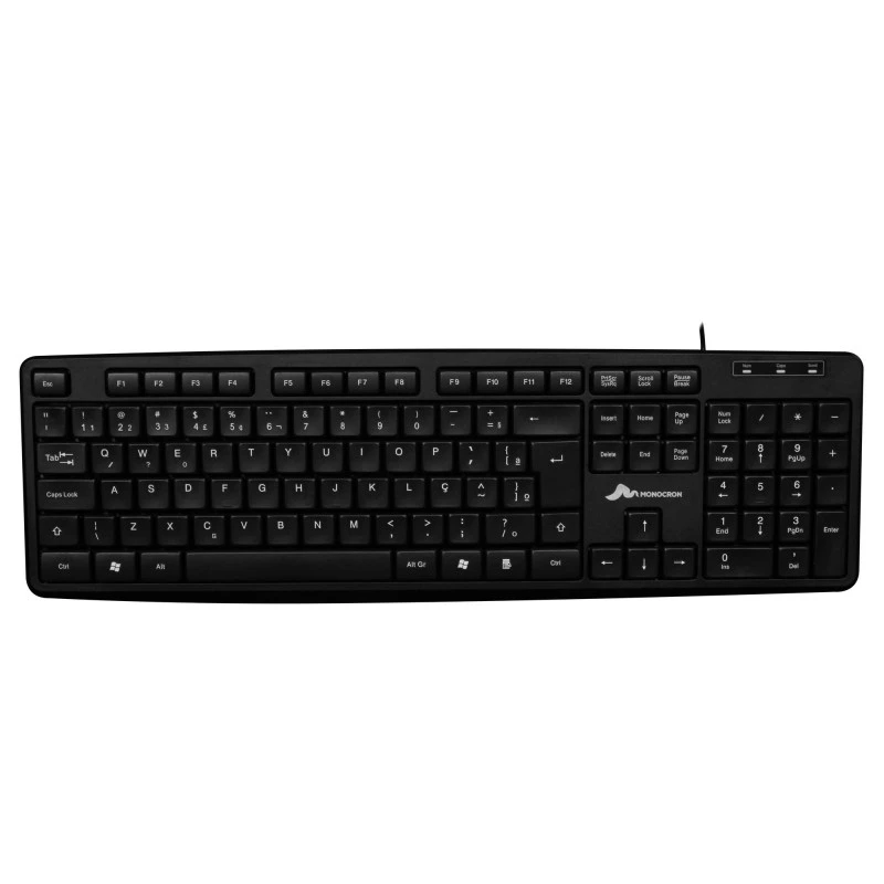 TECLADO OFFICE SLIM MN8239 | ABNT-2 - MONOCRON