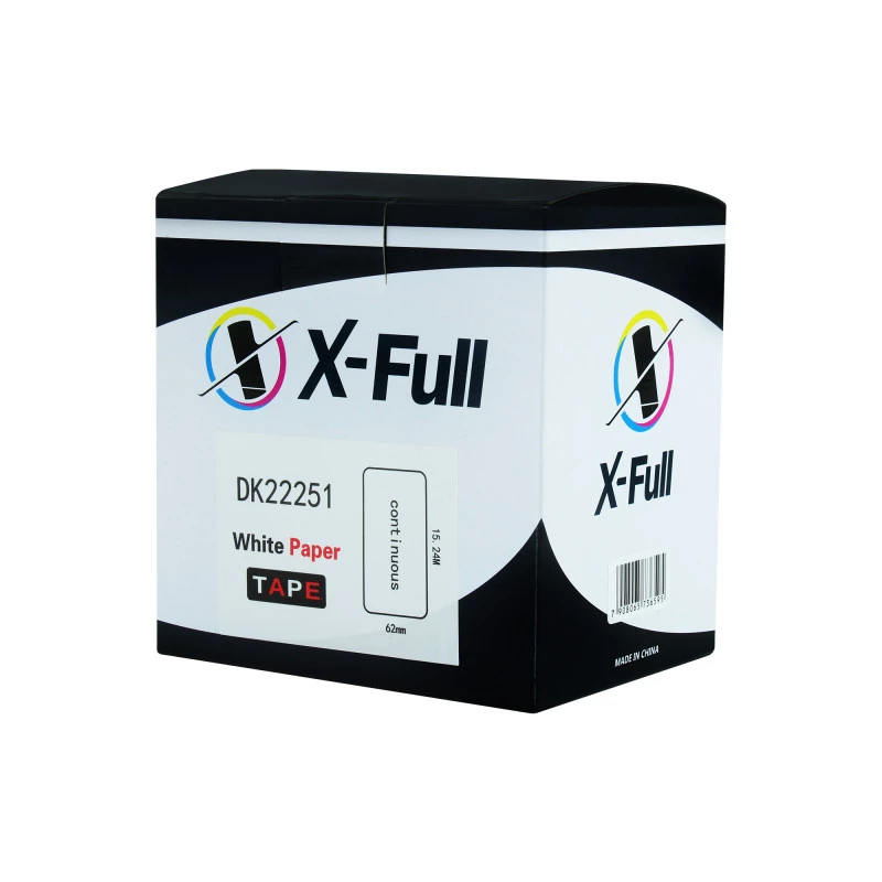 FITA COMPATÍVEL COM ETIQUETADORA BROTHER DK-22251 62MM ETIQUETA