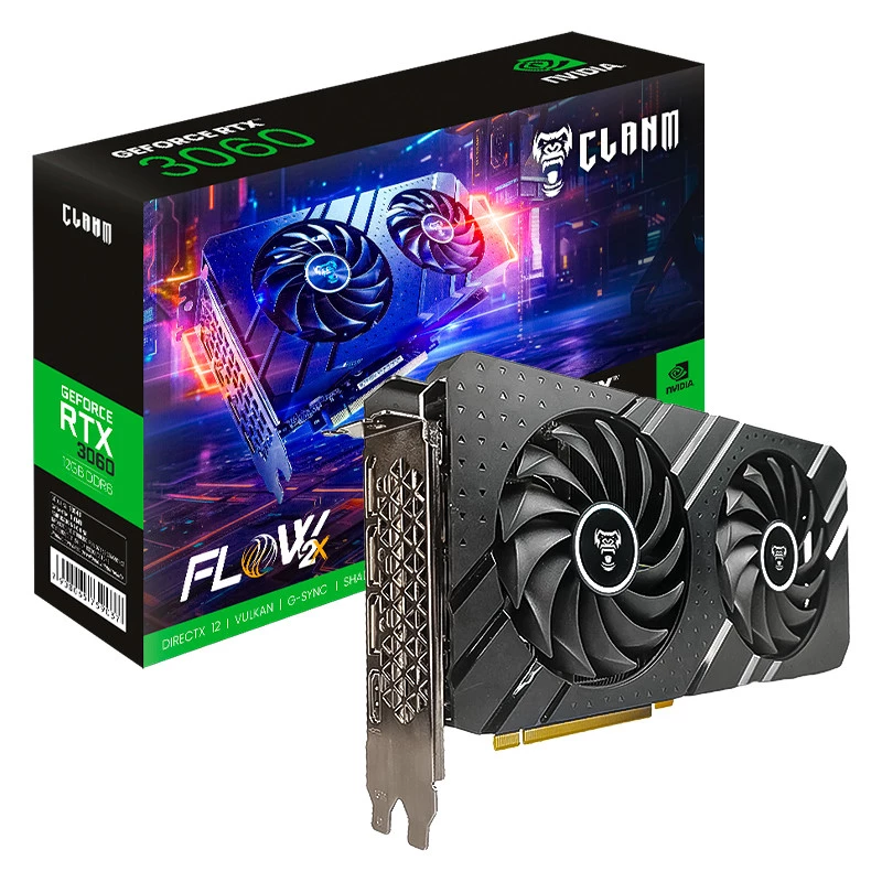 ガ*ン様 rtx3060 12gb GPU NVIDIA GEFORCE RTX3060 - 12GB DDR6 - 192BIT - CLANM
