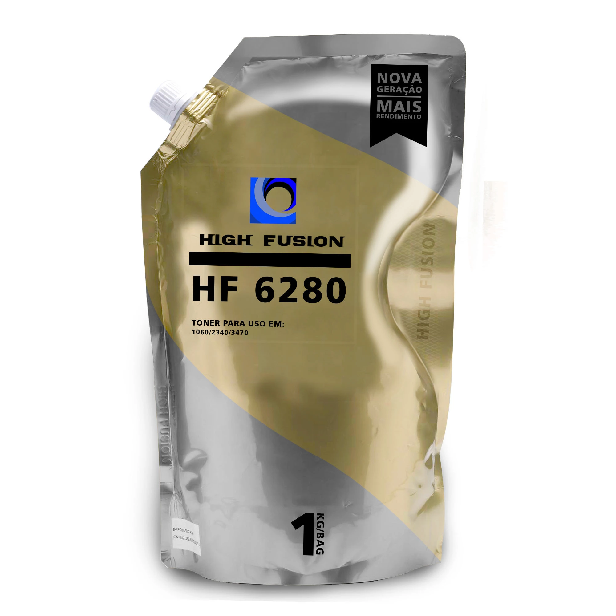 PÓ PARA TONER COMPATÍVEL COM BROTHER HF6280 | MONOCROMATICO - BAG