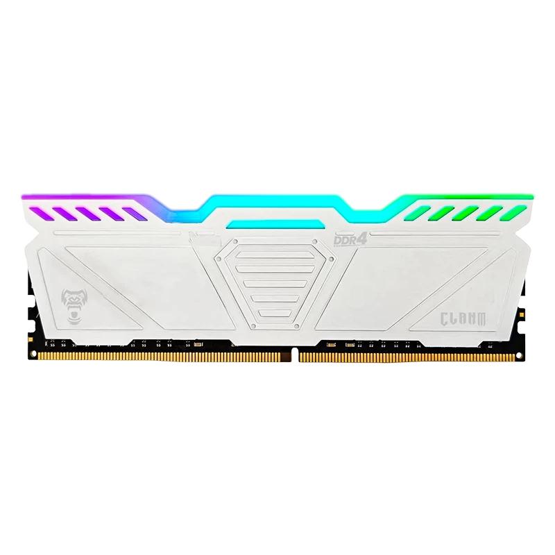 MEMÓRIA CLANM DDR4 16GB - 3200MHz, CL22, BRANCA - RGB