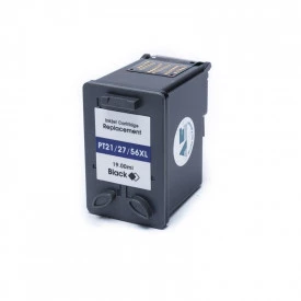 CARTUCHO DE TINTA COMPATÍVEL COM HP 21XL/27XL/56XL | C9351/C8727/C6656 | BK - 20ML