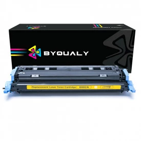 TONER COMPATÍVEL COM IMPRESSORA HP Q6002A/2600 | 1600/2600/2600N/2600DTN/2605DN/CM1015/CM1017 | YL - 2K - BYQUALY