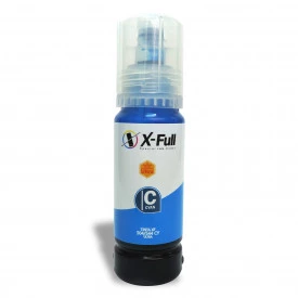 TINTA XFULL L504 ULTRA CYAN COMPATÍVEL COM EPSON CORANTE 70ML