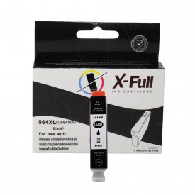 CARTUCHO DE TINTA COMPATÍVEL COM HP 564XL | CB322WN | BK - 22,5ML - X-FULL