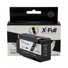 CARTUCHO DE TINTA COMPATÍVEL COM HP 711XL | CZ133A/CQ891A/CQ890A/CQ893A | BK - 80ML - X-FULL