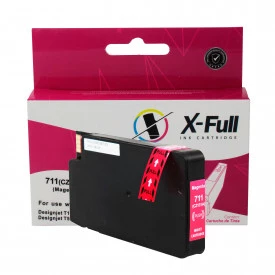 CARTUCHO DE TINTA COMPATÍVEL COM HP 711XL | CZ131A/CQ891A/CQ890A/CQ893A | MG - 28ML - X-FULL