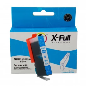 CARTUCHO DE TINTA COMPATÍVEL COM HP 920XL | CD972AL/E609A/E609N/E709F | CY - 15ML - X-FULL