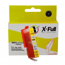 CARTUCHO DE TINTA COMPATÍVEL COM HP 920XL | CD974AL/E609A/E609N/E709A | YL - 15ML - X-FULL