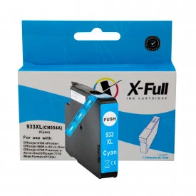 CARTUCHO DE TINTA COMPATÍVEL COM HP 933XL | CN054AL/7110/7610/7612 | CY - 13ML -X-FULL