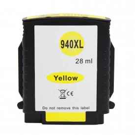 CARTUCHO DE TINTA COMPATÍVEL COM HP 940XL | C4909AB/8000/8000WL/8500/8500W | YL - 28ML