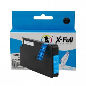 CARTUCHO DE TINTA COMPATÍVEL COM HP 951XL | CN046AB | CY - 28ML - X-FULL