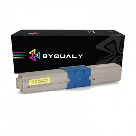 TONER COMPATÍVEL COM OKIDATA C310 | C310DN/C330/C331/C331DN/C510/C510DN | YL - 3K - BYQUALY