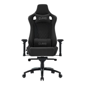 CADEIRA GAMER HEAVY DUTY TECIDO BLACK - CLANM