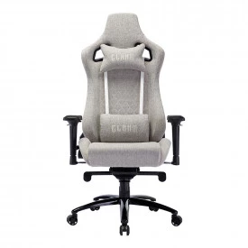 CADEIRA GAMER HEAVY DUTY SILVER - CLANM