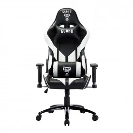 CADEIRA GAMER MOUNT | BLACK/WHITE - CLANM