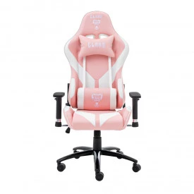 CADEIRA GAMER MOUNT | PINK/WHITE - CLANM