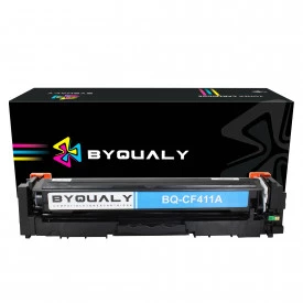 TONER COMPATÍVEL COM IMPRESSORA HP CF411A | M452DN/M452DW/M477FDW | CY - 2.3K - BYQUALY