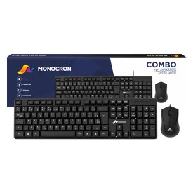 COMBO TECLADO MN8236 E MOUSE MN232 - MONOCRON