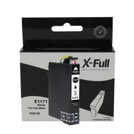 CARTUCHO DE TINTA COMPATÍVEL COM EPSON TO1171 | T23/TX105 | BK - 14,5ML - X-FULL