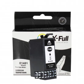CARTUCHO DE TINTA COMPATÍVEL COM EPSON TO1401 | TX620FWD/TX560WD/T42WD | BK - 33ML - X-FULL