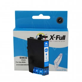 CARTUCHO DE TINTA COMPATÍVEL COM EPSON TO632 | C67/C87/CX3700/CX4100/CX4700 | CY - 10ML - X-FULL