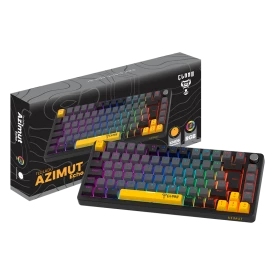 TECLADO GAMER 75% AZIMUT ECHO - MECÂNICO - RGB - CLANM