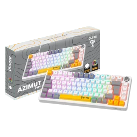 TECLADO GAMER 75% AZIMUT LYRA - MECÂNICO - RGB - CLANM