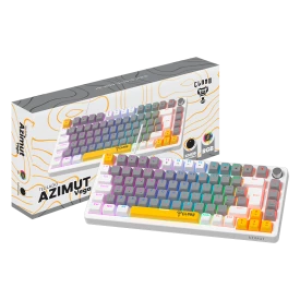 TECLADO GAMER 75% AZIMUT VEGA - MECÂNICO - RGB - CLANM