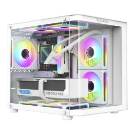 GABINETE GAMER SNOW RODAN | VIDRO CURVO - AQUÁRIO - CLANM