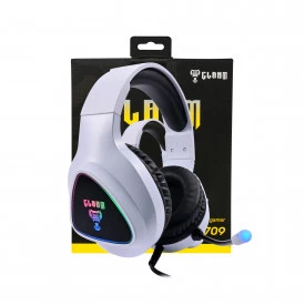 HEADSET GAMER MOUNT | BRANCO - CLANM