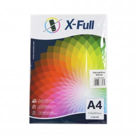 PAPEL FOTOGRÁFICO HIGH GLOSSY 230G A4 PACOTE C/ 20 FOLHAS - X-FULL