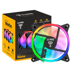 KIT COOLER FAN NOTO | RGB 4PIN - CLANM
