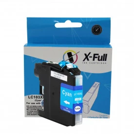 CARTUCHO DE TINTA COMPATÍVEL COM BROTHER LC103XL/LC105XL/LC107XL | MFC-J4310DW/MFC-J4310/MFC-J4510DW | CY - 13ML - X-FULL