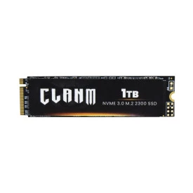 SSD M2 CLANM, 1TB, PCIe 3.0, Leitura: 2300MB/s, Gravação: 1800MB/s, Preto