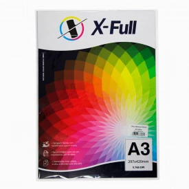 PAPEL FOTOGRÁFICO AUTO ADESIVO GLOSSY 135G A3 PACOTE C/ 20 FOLHAS - X-FULL