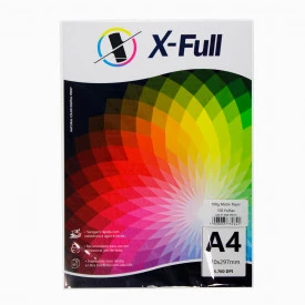 PAPEL FOTOGRÁFICO MATTE 108G A4 PACOTE C/ 100 FOLHAS - X-FULL