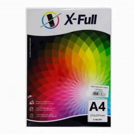 PAPEL SUBLIMATICO FUNDO AZUL 100G A4 - 50 FOLHAS - X-FULL