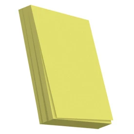 PAPEL AMARELO LISO / OFFSET 180g A4 - 100 FOLHAS